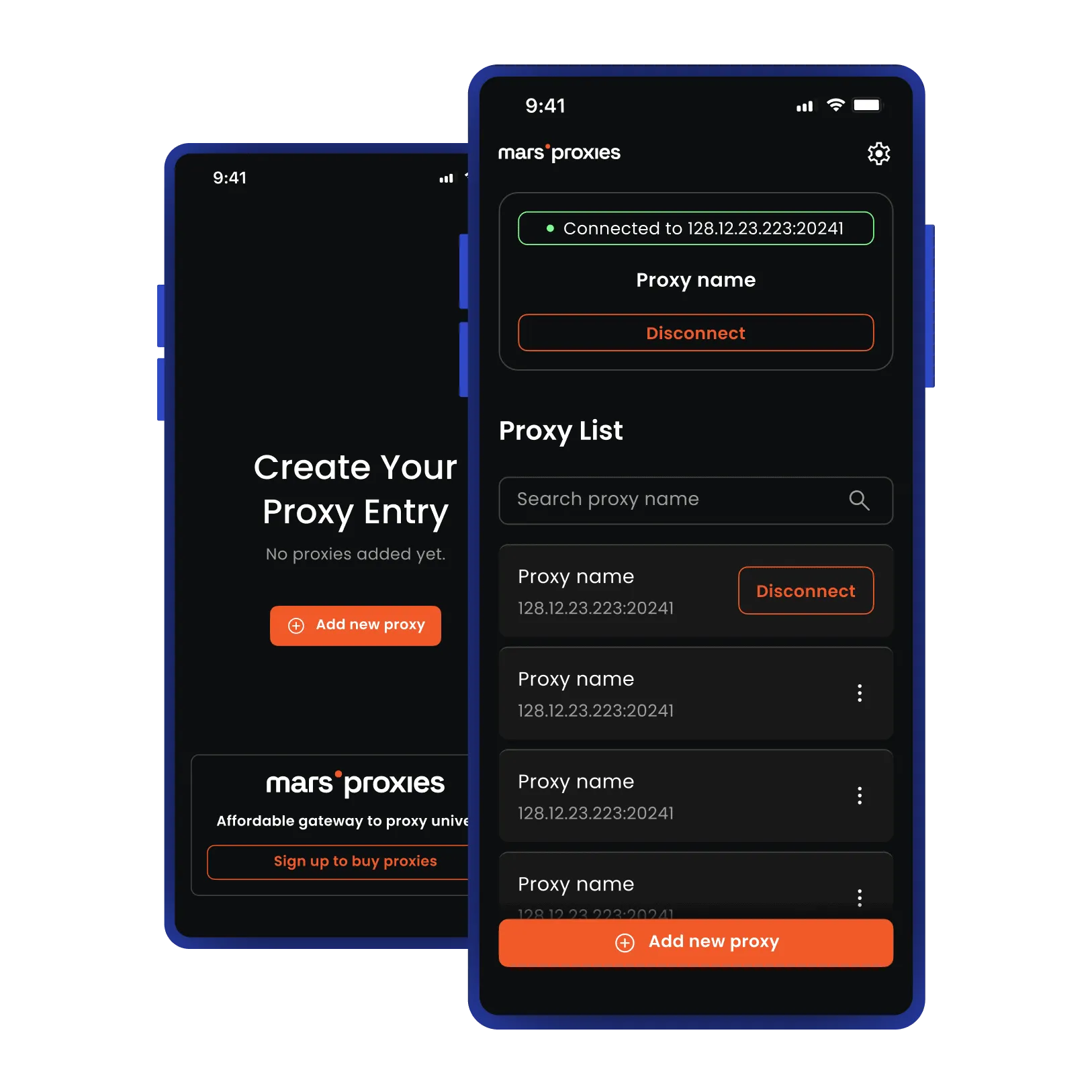 MarsProxies Android Proxy App