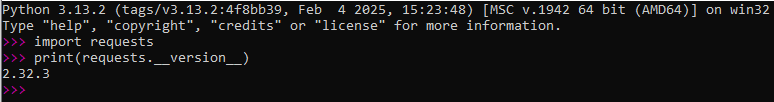 Python Requests library version.png
